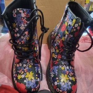 Floral Dr. Martens (Never Worn)